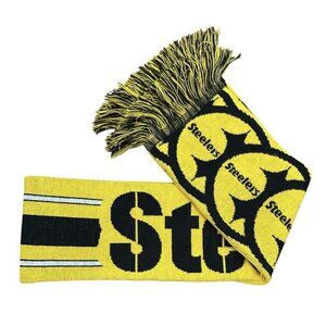 Pittsburgh Steelers Winter Scarf Licensed NFL Football Unisex Yellow Black